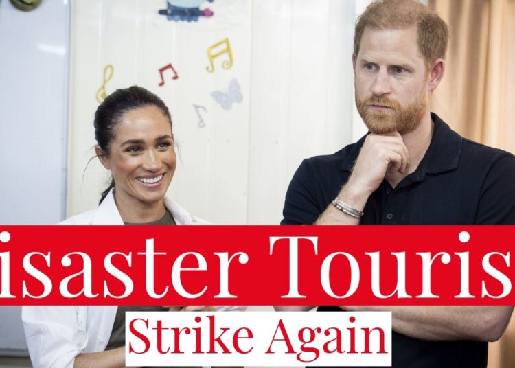 Disaster Tourists Strike Again! Prince Harry & Meghan Markle Latest Cosplay Royal Tour in Jordan