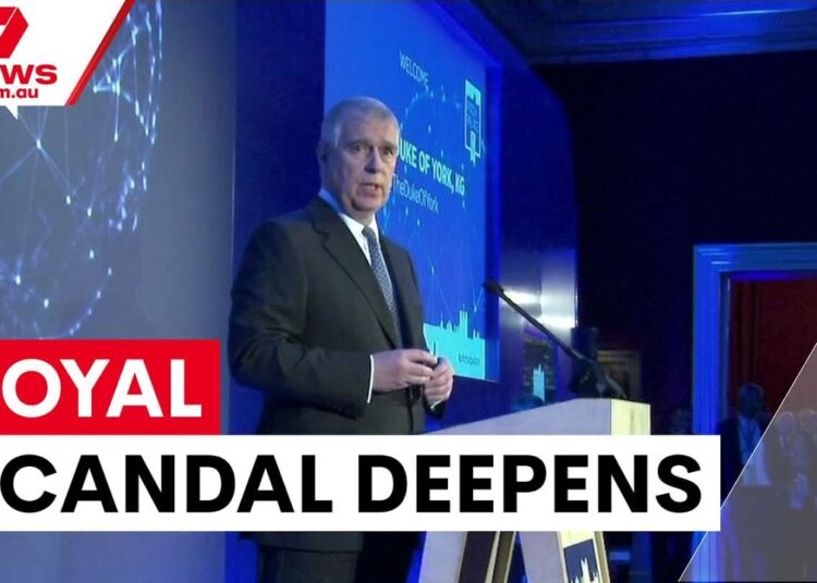 Royal family in crisis as Andrew scandal deepens | 7NEWS