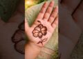 hibiscus flower with henna#hennadesign#mehndi#henna#art#artist#mehndidesign#new#shorts#trending