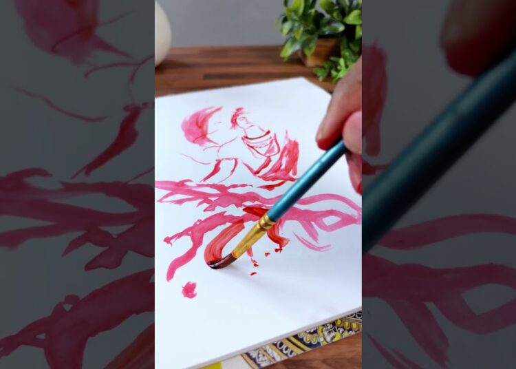 Art using Blood ? 🤯😱 #shorts #trending #viralvideo