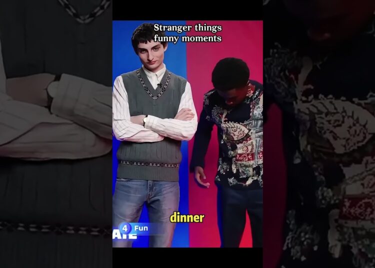 Stranger things funny moments #funny #fyp #celebrity #usa #funnyvideo
