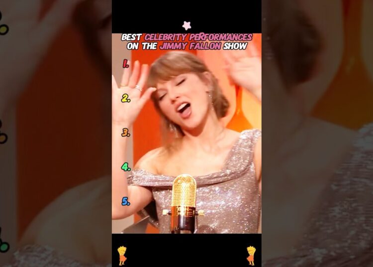 Best Celebrity Performances on The Jimmy Fallon Show #jimmyfallonshow #celebrity