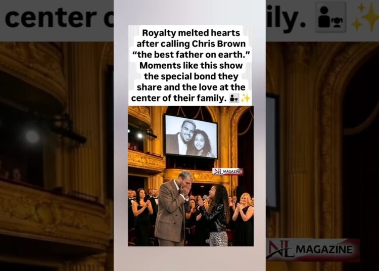 Royalty Says Chris Brown Is the Best Dad on Earth #ChrisBrown #shorts
