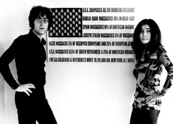 John Lennon and Yoko Ono in The U.S. vs. John Lennon