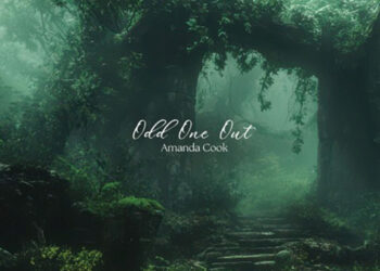 Amanda Cook - Odd One Out cover artwork. A misty green forest.