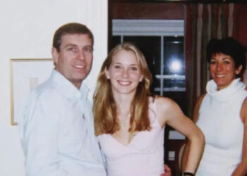 Andrew and Virginia Giuffre pictured in 2001 (PA Media)