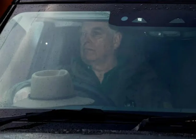 Andrew leaves Royal Lodge amid Epstein file pressure