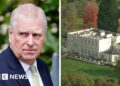 Andrew moves out of Royal Lodge home - BBC