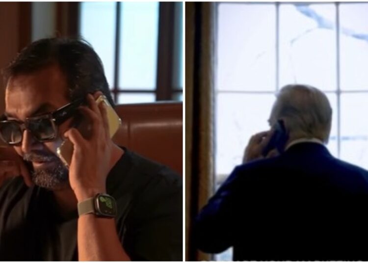 Anurag Kashyap calls up Trump lookalike in funny video