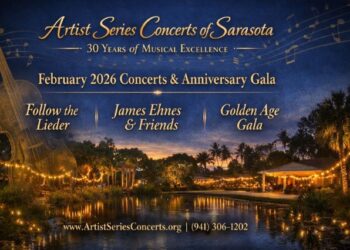 Artist Series Concerts of Sarasota Marks 30th Anniversary with February Concerts & Golden Age Gala