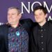 John Davidson and Robert Aramayo attend the 2026 BAFTA Film Awards Nominees' Party at the National Portrait Gallery on Saturday in London.