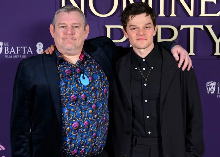 John Davidson and Robert Aramayo at the Feb. 21 BAFTA Awards Nominees' Party Karwai Tang/WireImage