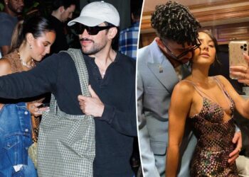 Bad Bunny and Gabriela Berlingeri enjoy dinner date in São Paulo