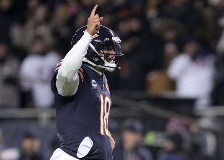 Bears QB Caleb Williams does signature celebration in new music video