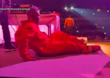 Ray J sitting on stage New title for YouTube:  Ray J’s Bloody Eyes Shock Shreveport Valentine’s Day Concert Crowd