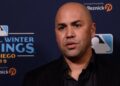 Dec 10, 2019; San Diego, CA, USA; New York Mets manager Carlos Beltran speaks to the media during the MLB Winter Meetings at Manchester Grand Hyatt. Mandatory Credit: Orlando Ramirez-USA TODAY Sport