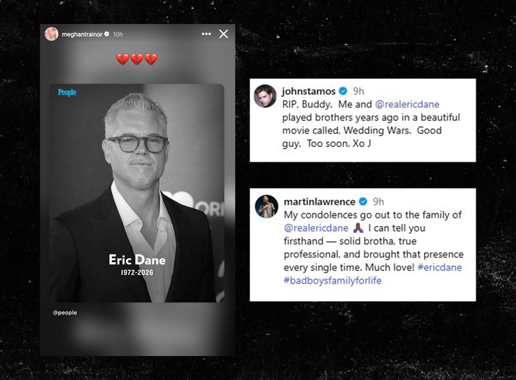 Tributes to Eric Dane on Social Media