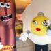 Denny's Bacon and Egg mascots get married at Denny's