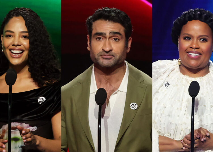 Tessa Thompson, Kumail Nanjiani and Natasha Rothwell
