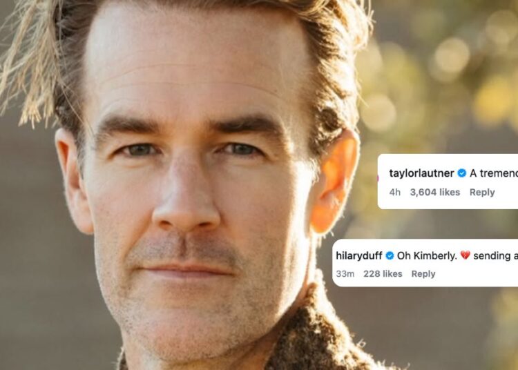 Celebs pay tribute to James Van Der Beek