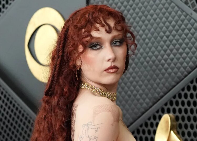 Chappell Roan Debuts NSFW Dress On The Grammys Red Carpet