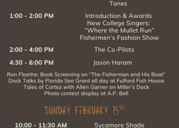 Cortez Commercial Fishing Festival entertainment announced