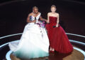 Cynthia Erivo, Ariana Grande at the 97th Oscars held at the Dolby Theatre on March 2, 2025 in Hollywood, California.