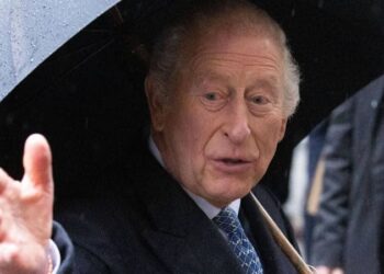 King Charles has found a shoulder to lean on as he fights cancer.MEGA