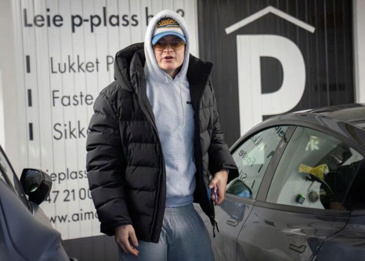 Marius Borg Høiby on his way to a meeting with his lawyer in Oslo on January 19, 2026.