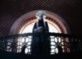 This image released by Vertical Entertainment shows Caleb Landry Jones in a scene from "Dr ...