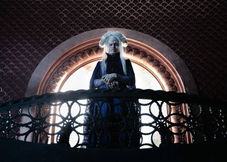 This image released by Vertical Entertainment shows Caleb Landry Jones in a scene from "Dr ...