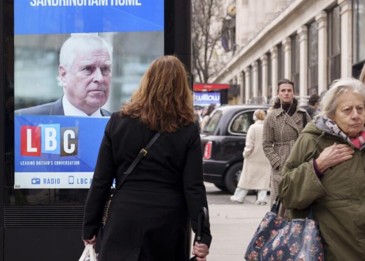 Former Prince Andrew arrested and held for hours on suspicion of misconduct over ties to Epstein
