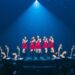 Members of K-pop girl group fromis_9, from left, Park Ji-won, Lee Chae-yeong, Baek Ji-heon, Song Ha-young and Lee Na-gyung perform onstage during '2025-26 fromis_9 WORLD TOUR ENCORE [NOW TOMORROW.]' at Korea University's Hwajeong Gymnasium in Seongbuk District, Seoul, Friday. Courtesy of ASND Entertainment