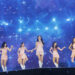 Girl group Apink performs during its "The Origin: Apink" concert in Jung District, central Seoul, on Feb. 22. [WITH US ENTERTAINMENT]
