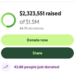 GoFundMe total as of 3:48pm ET on Feb. 13.