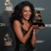 Olivia Dean was named best new artist at the Grammys. Pic: Richard Shotwell/Invision/AP