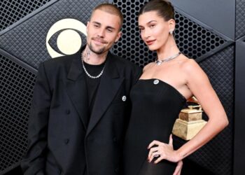 Hailey and Justin Bieber Join 'ICE Out' Grammys 2026 Protest