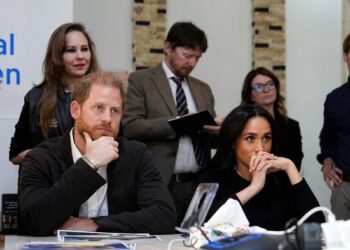 The Duke and Duchess of Sussex visit the World Central Kitchen Food