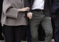 Meghan and Harry wore muted colours on the second and final day of their trip to Jordan