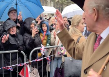 Heckler confronts King Charles about disgraced brother during royal visit