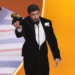 Bad Bunny accepts the award for Album of the Year during 68th Annual Grammy Awards on Sunday, Feb. 1, 2026 in Los Angeles.