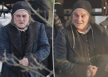 Hollywood A-lister looks unrecognizable on set of 'Ebenezer: A Christmas Carol'