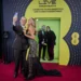 Holographic film fans interview stars at red carpet event