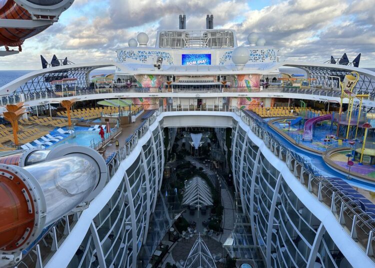 I go on Royal Caribbean once a month, but I usually skip 7 places on a cruise ship