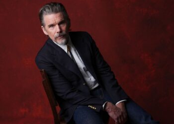 Ethan Hawke poses for a portrait during the 98th Academy Awards Oscar nominees luncheon on Feb. 10, 2026, at the Beverly Hilton Hotel in Beverly Hills, Calif. (AP Photo/Chris Pizzello)