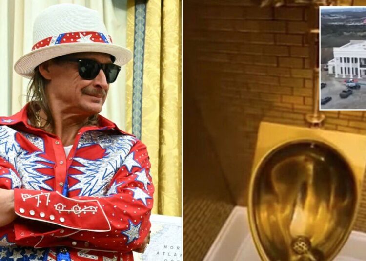 Inside Kid Rock's massive White House replica with golden urinal - Celebrity News - Entertainment