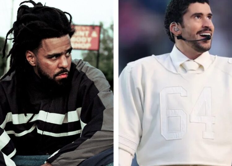 J. Cole Debuts at No. 1; Bad Bunny Hits New Sales Peak Post-Super Bowl