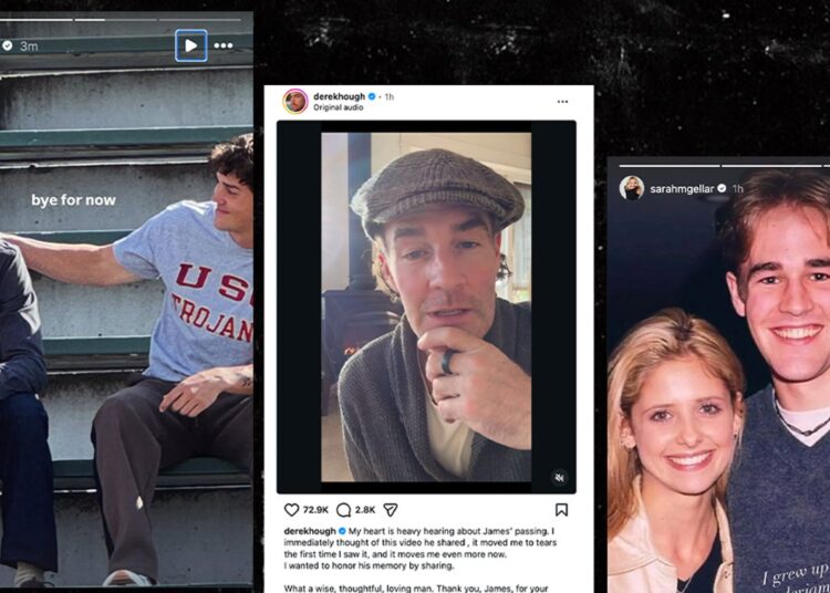 James Van Der Beek's Devastated Celebrity Pals Pay Tribute After His Death