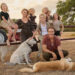 A photo of James Van Der Beek, his wife Kimberly and their six kids taken in 2024 Peter Yang