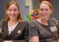 Jennifer Garner; Kylie KelceCredit: Not Gonna Lie with Kylie Kelce/YouTube (2)